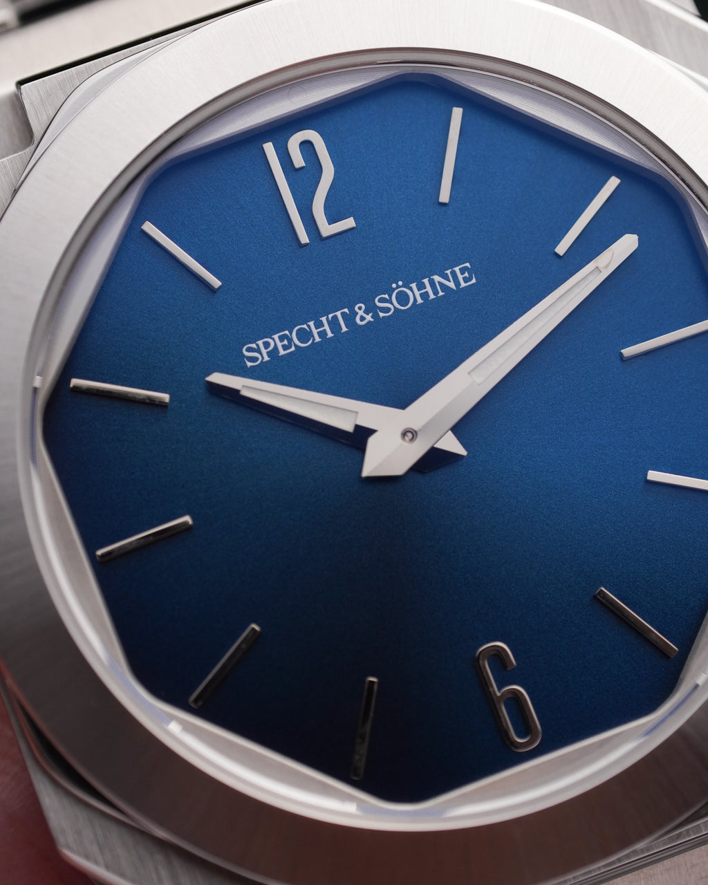 Specht & Söhne SP2654Q2 Quartz — Ultrafino 38mm, pulseira de aço, vista 3