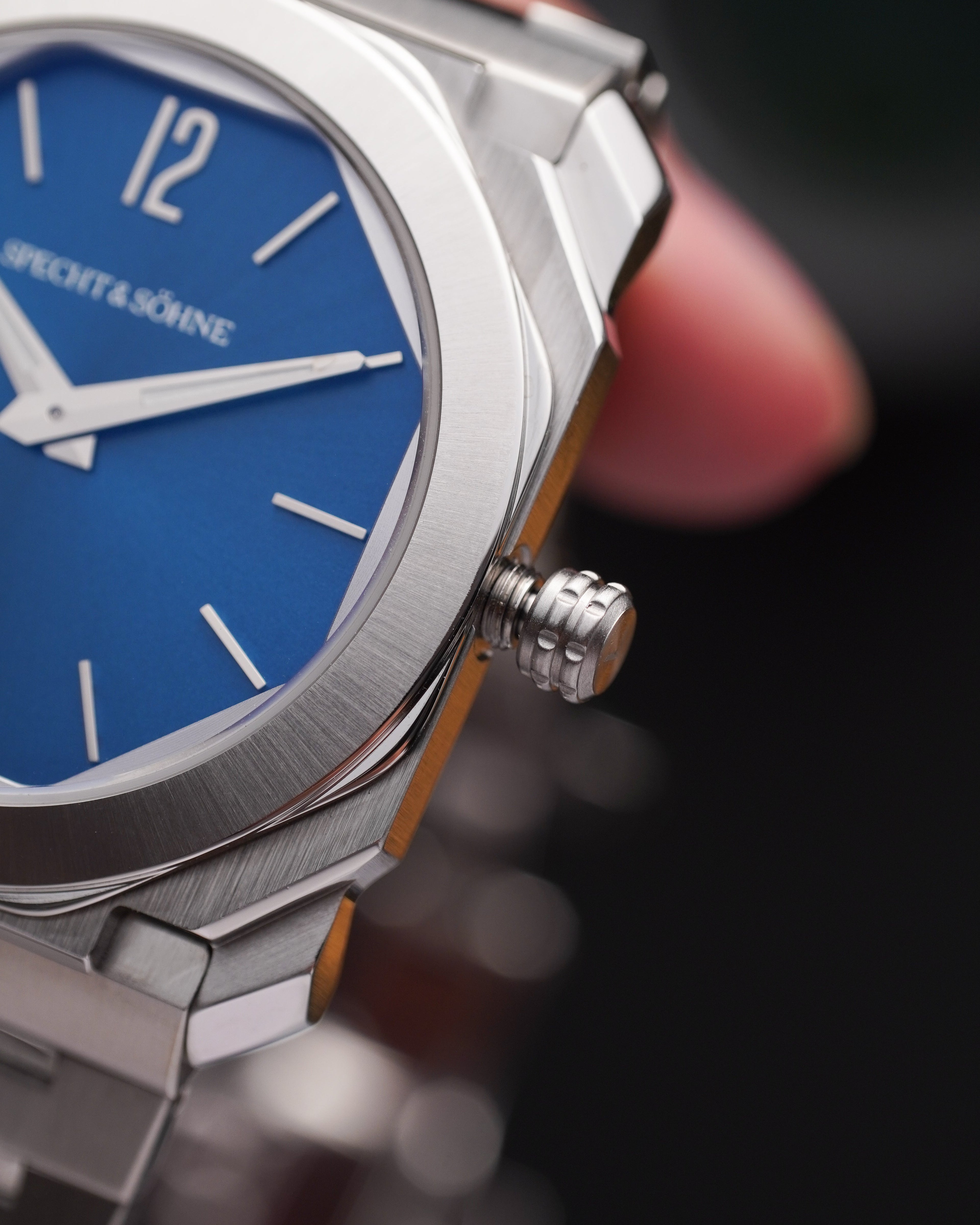 Specht & Söhne SP2654Q2 Quartz — Ultrafino 38mm, pulseira de aço, vista 8