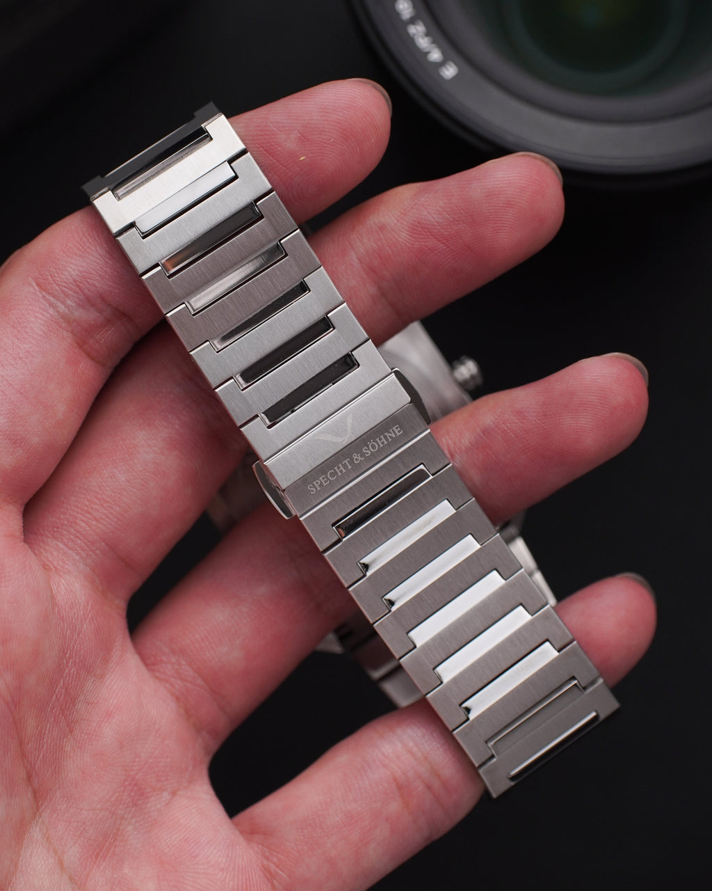 Specht & Söhne SP2654Q1 Quartz — Ultrafino 38mm, pulseira de aço, vista 13