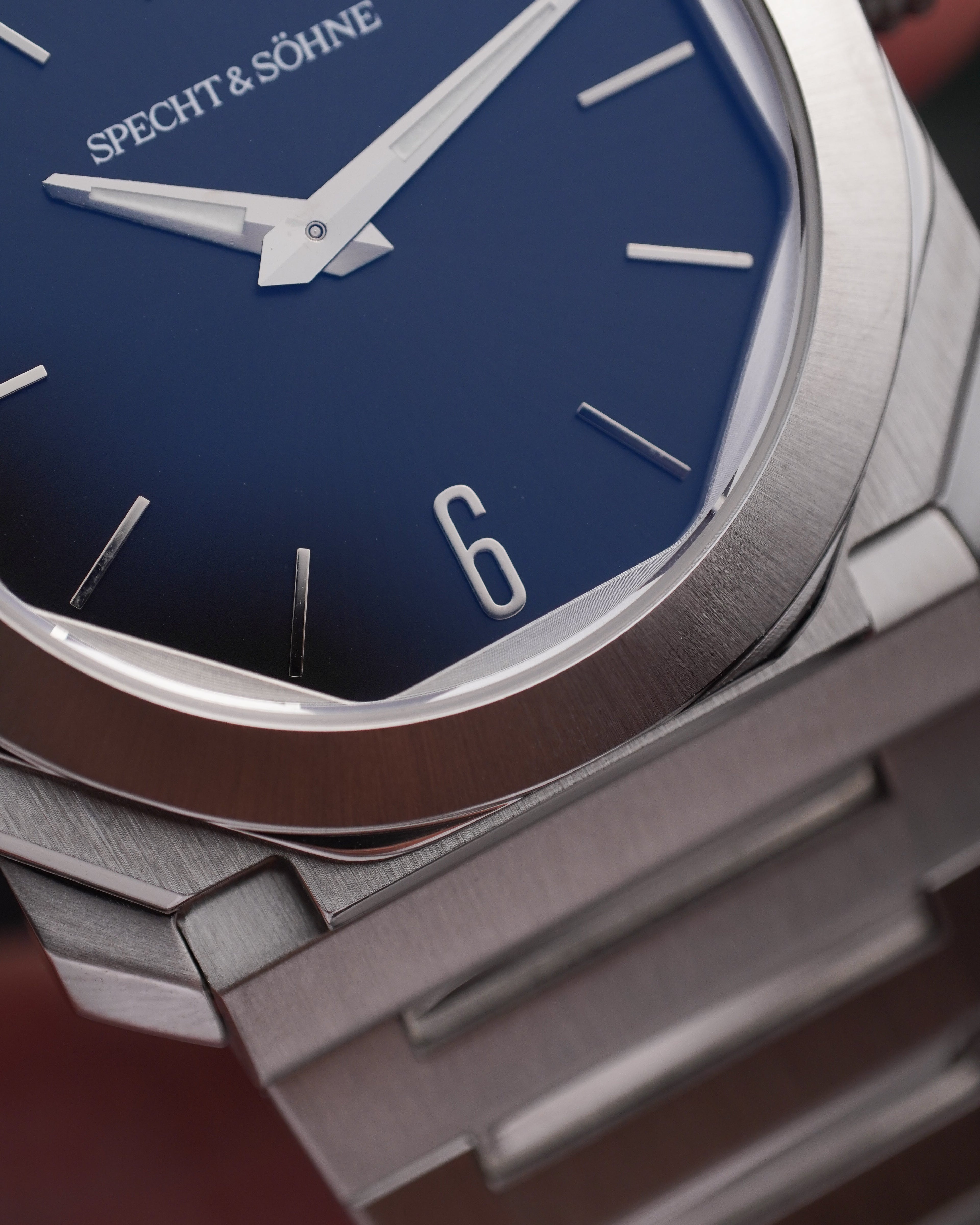 Specht & Söhne SP2654Q1 Quartz — Ultrafino 38mm, pulseira de aço, vista 5