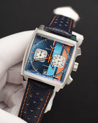 Specht & Söhne SP0009Q8 Quartz — Cronógrafo Quadrado 39mm, pulseira de couro, vista 4