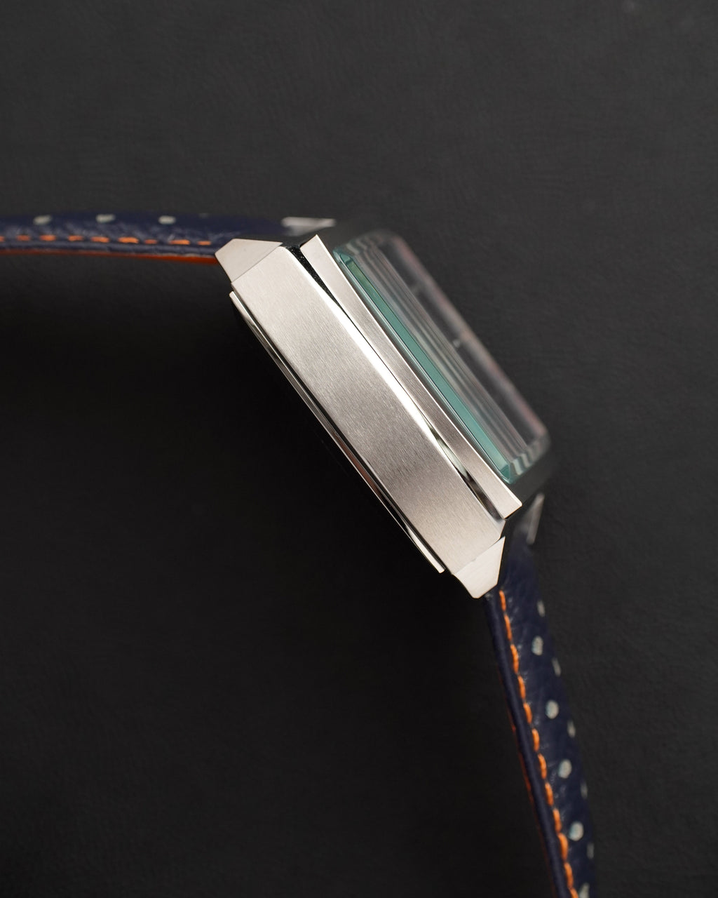 Specht & Söhne SP0009Q8 Quartz — Cronógrafo Quadrado 39mm, pulseira de couro, vista 8
