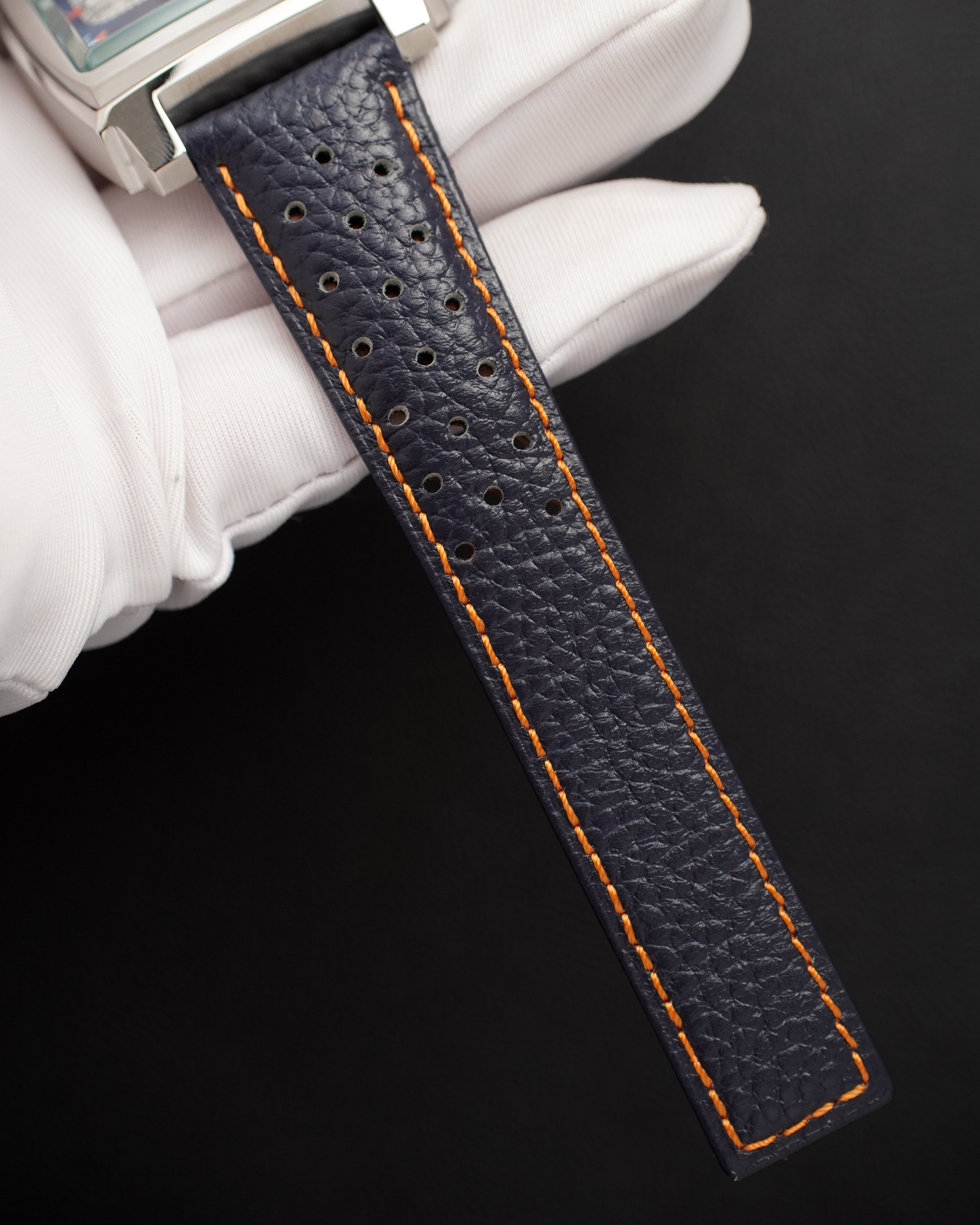 Specht & Söhne SP0009Q8 Quartz — Cronógrafo Quadrado 39mm, pulseira de couro, vista 10