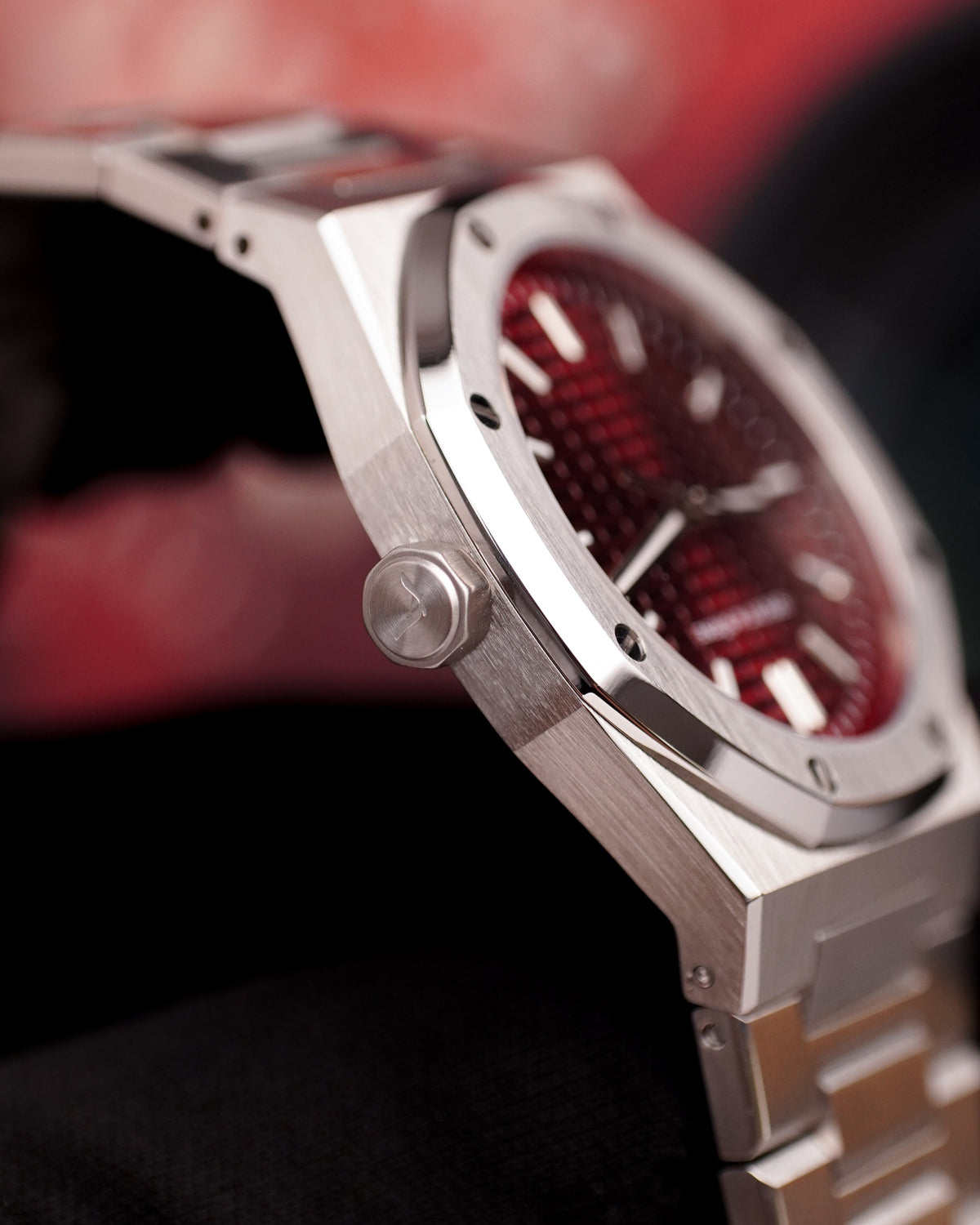 Specht & Söhne SP2646Q2 Quartz — Octogonal 38mm, pulseira de aço, vista 6