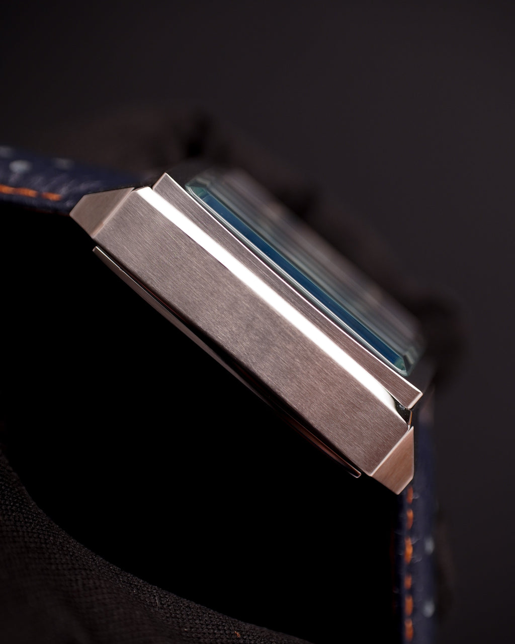 Specht & Söhne SP0009Q2 Quartz — Cronógrafo Quadrado 39mm, pulseira de couro, vista 7
