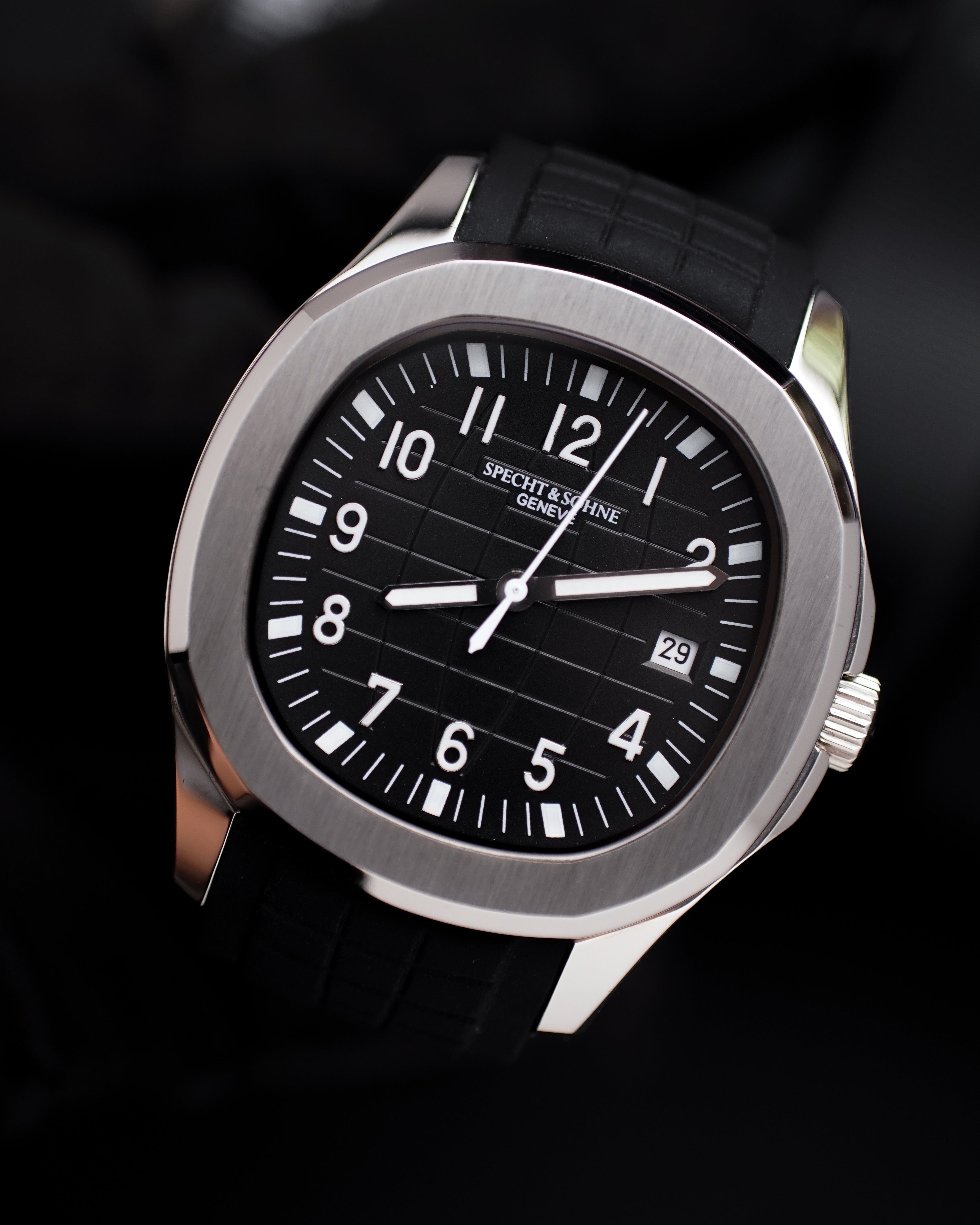 Specht & Söhne SP0008A2 Automático — Esportivo 40mm, pulseira de silicone, vista 2