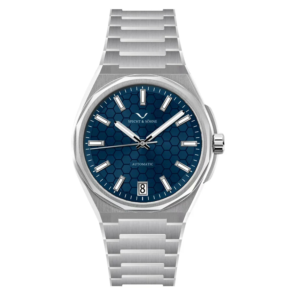 Specht & Söhne SP0023A5 Automático — Esportivo 37mm, pulseira de aço, vista 3