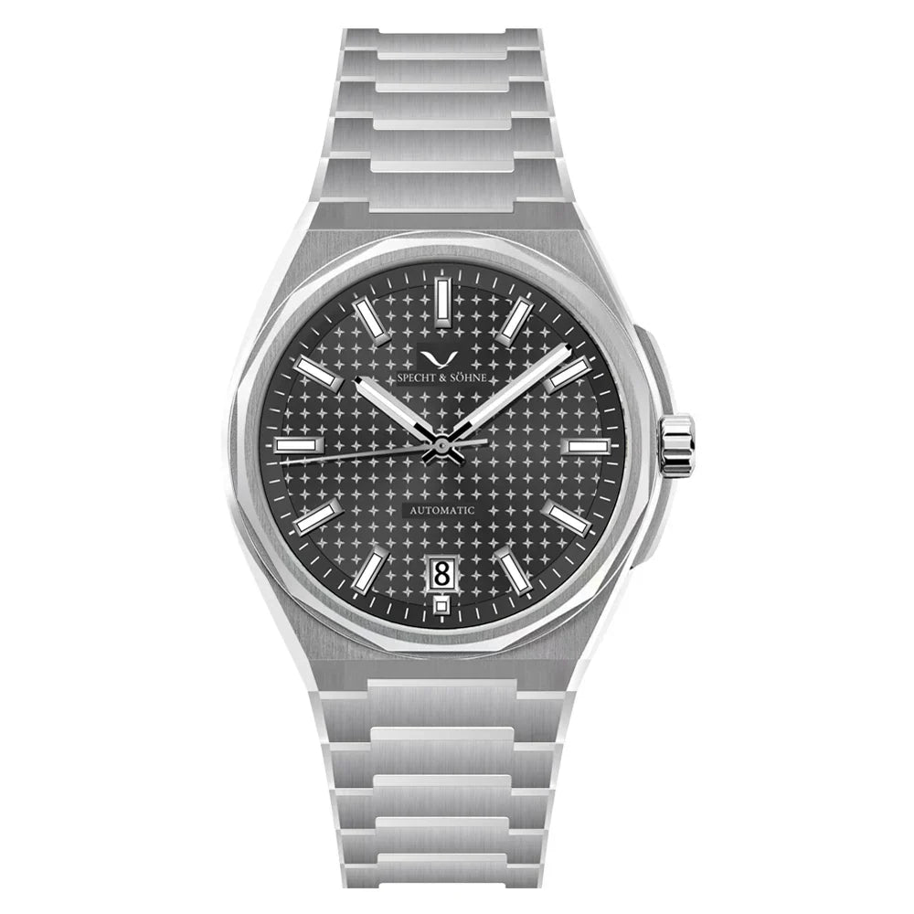 Specht & Söhne SP0023A3 Automático — Esportivo 37mm, pulseira de aço, vista 4