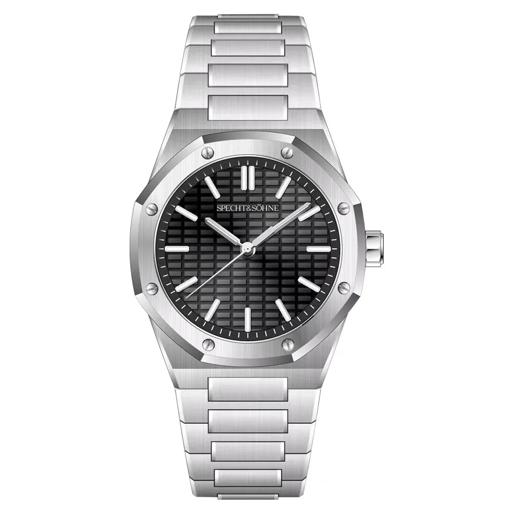 Specht & Söhne SP2646Q3 Quartz — Octogonal 38mm Quartzo