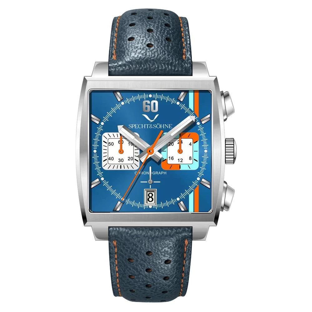 Specht & Söhne SP0009Q2 Quartz — Cronógrafo Quadrado 39mm