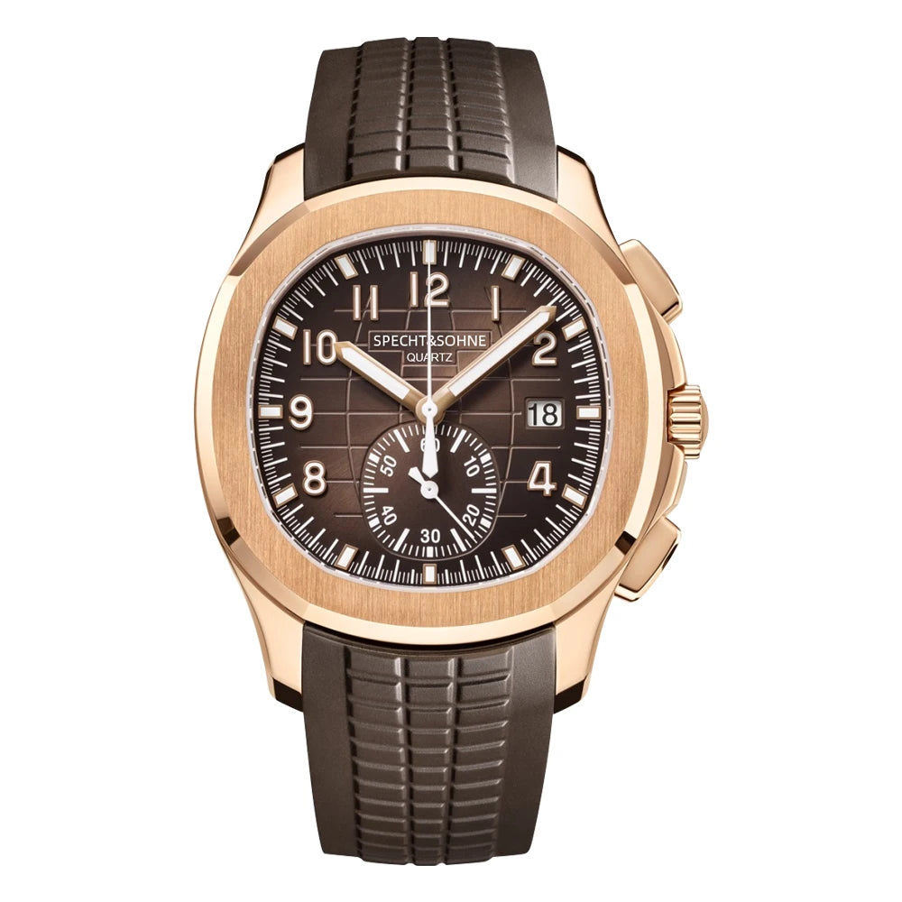 Specht & Söhne SP0006Q5 Quartz — Cronógrafo Esportivo 42mm