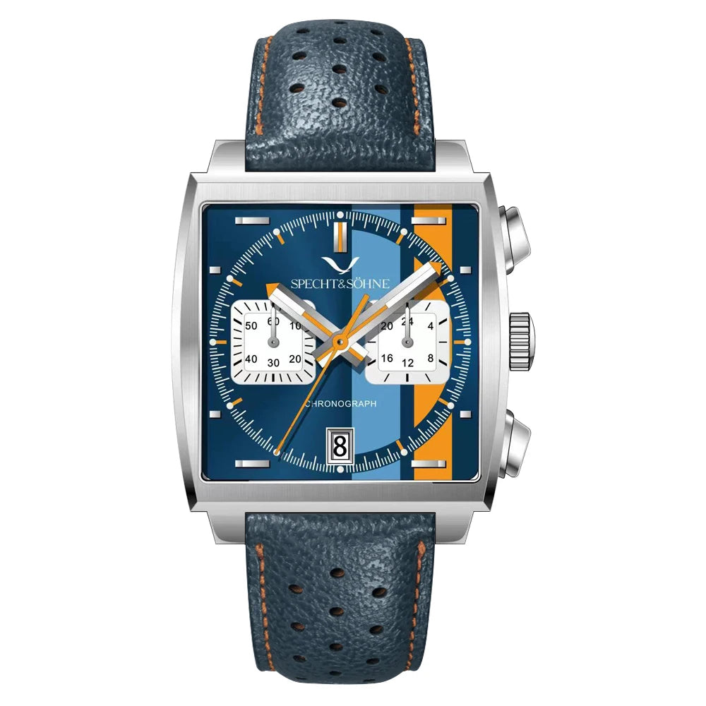 Specht & Söhne SP0009Q8 Quartz — Cronógrafo Quadrado 39mm