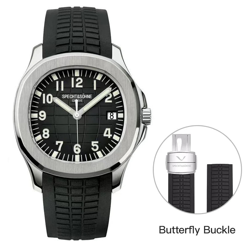Specht & Söhne SP0008A2 Automático — Esportivo 40mm, pulseira de silicone, vista 13