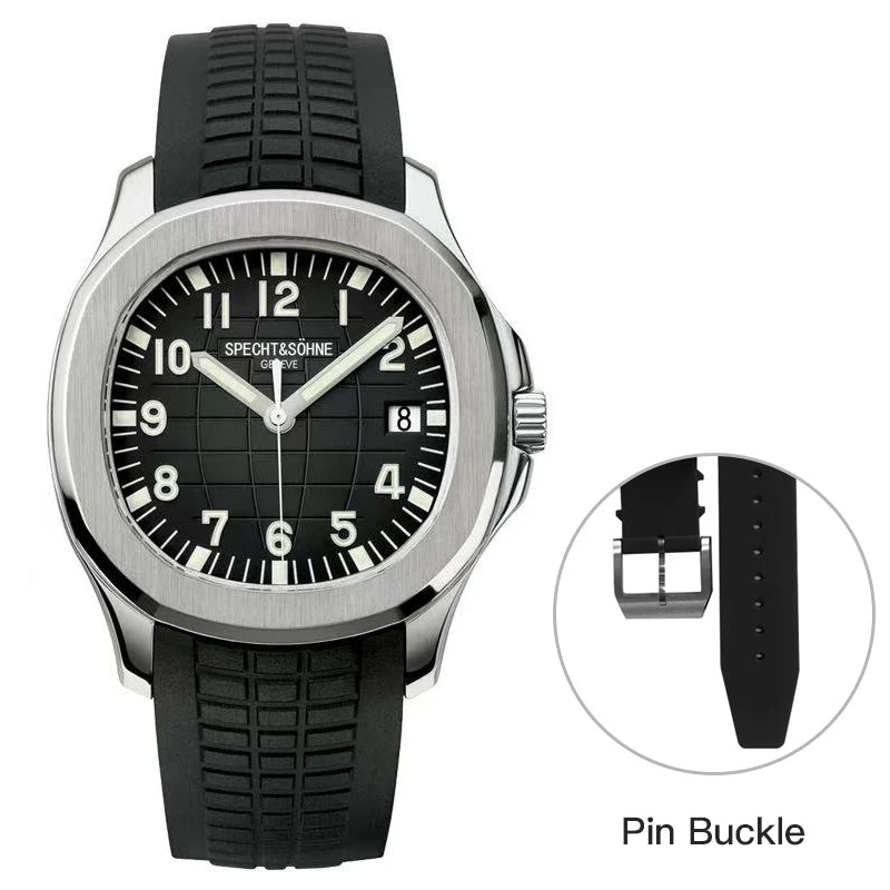 Specht & Söhne SP0008A2 Automático — Esportivo 40mm, pulseira de silicone, vista 10