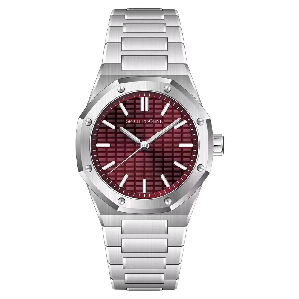 Specht & Söhne SP2646Q2 Quartz — Octogonal 38mm Quartzo
